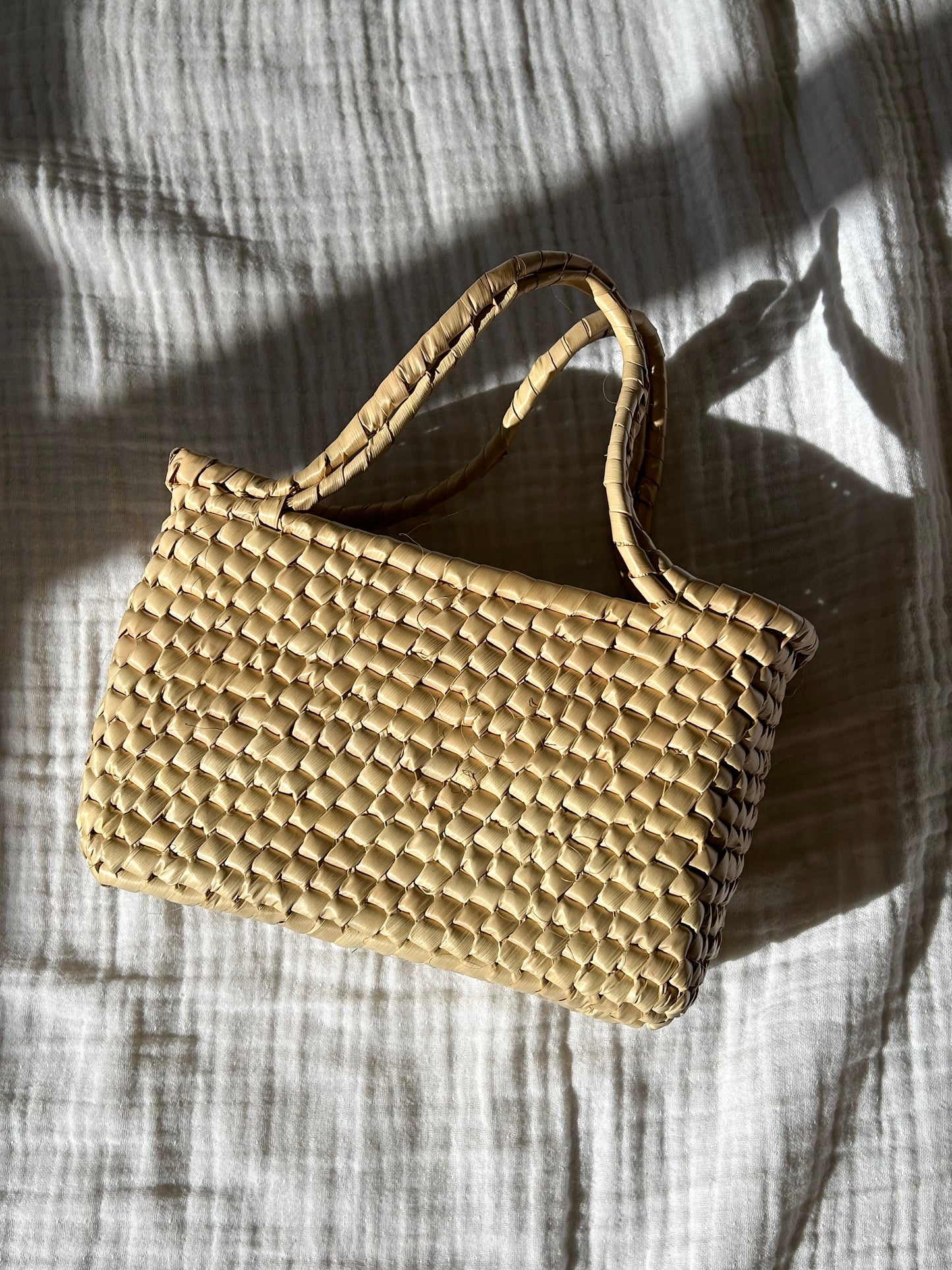 Woven Palm Mini Basket