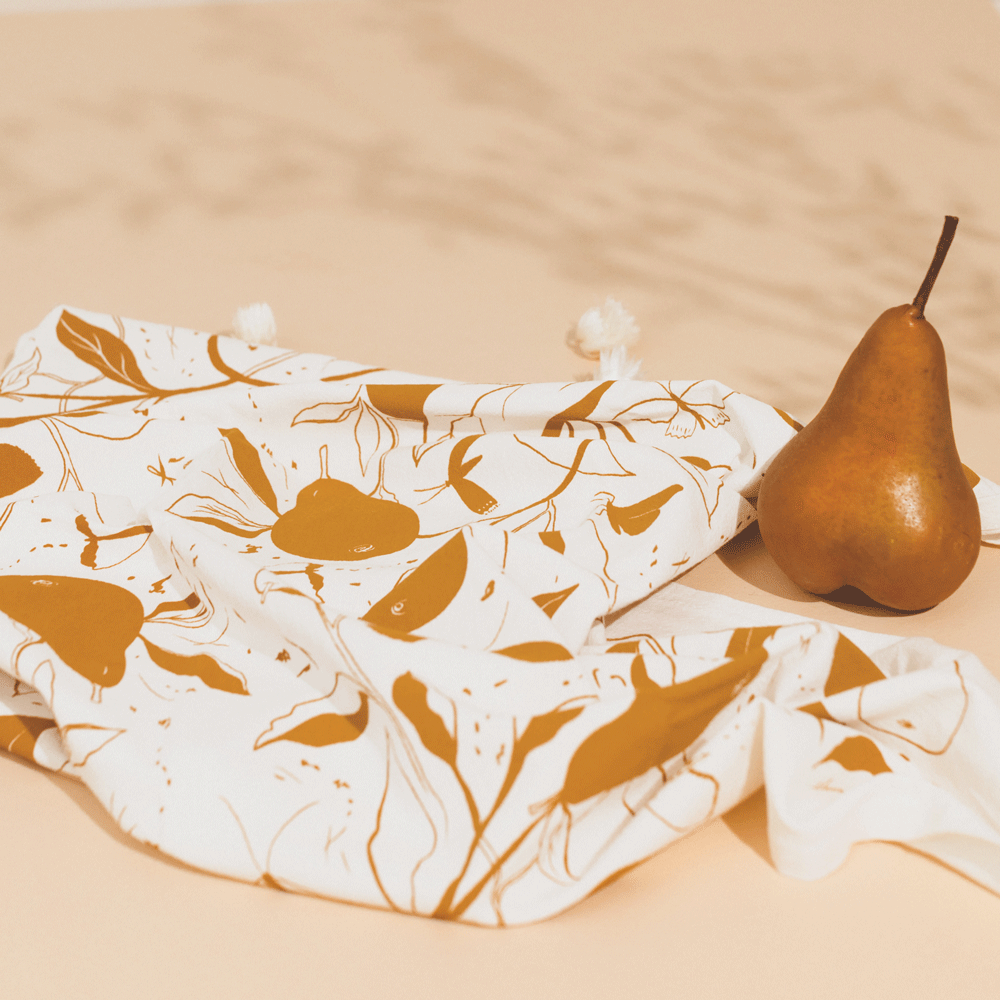 Pears Tea Towel