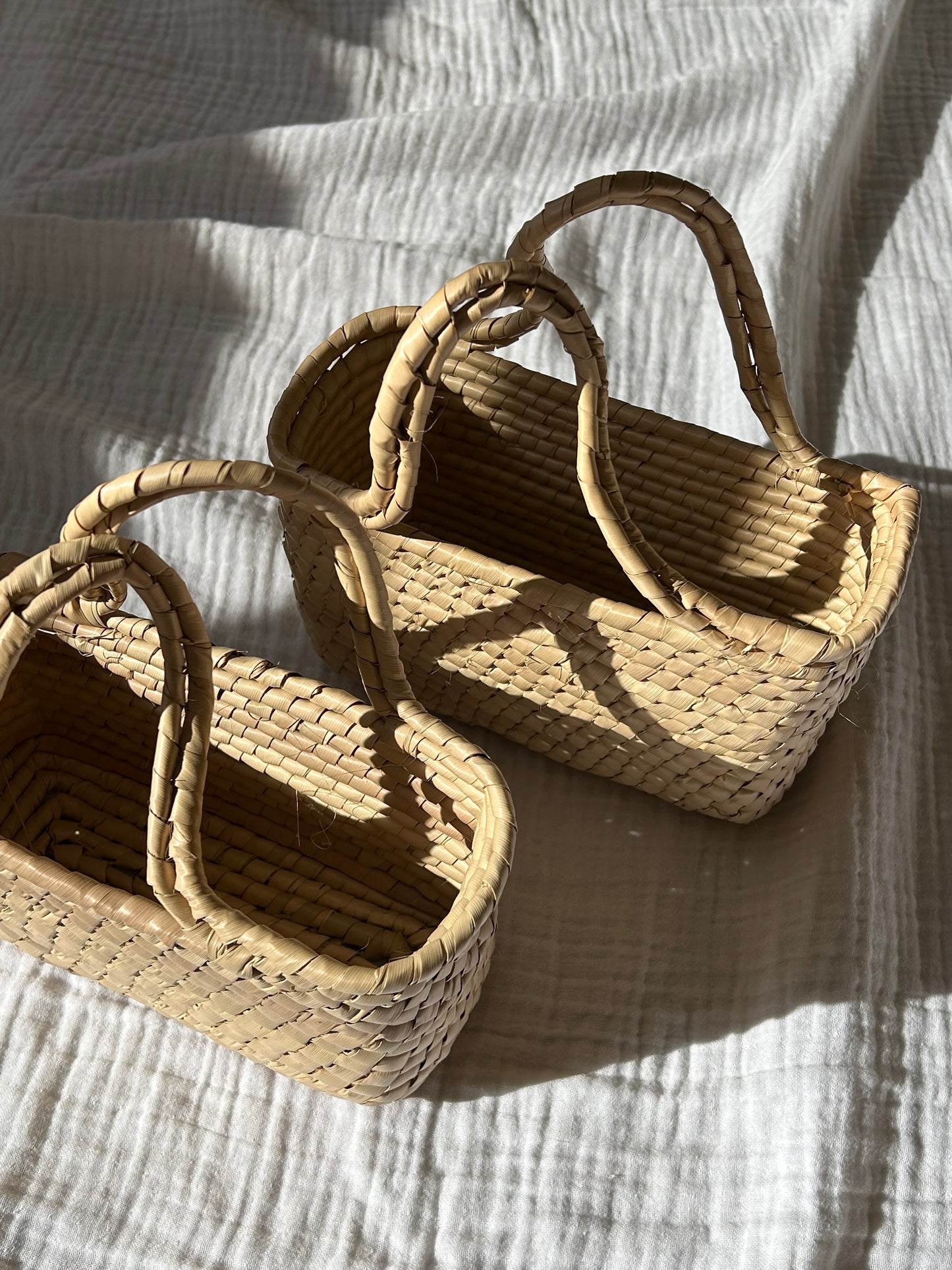 Woven Palm Mini Basket