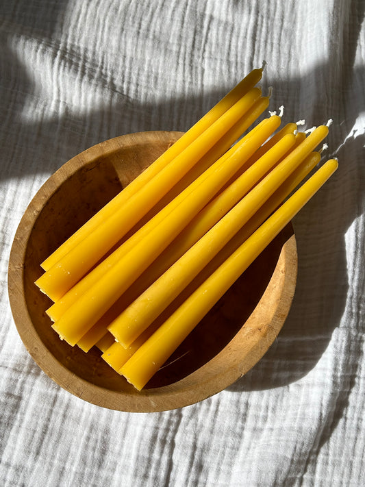 Beeswax Taper Candle